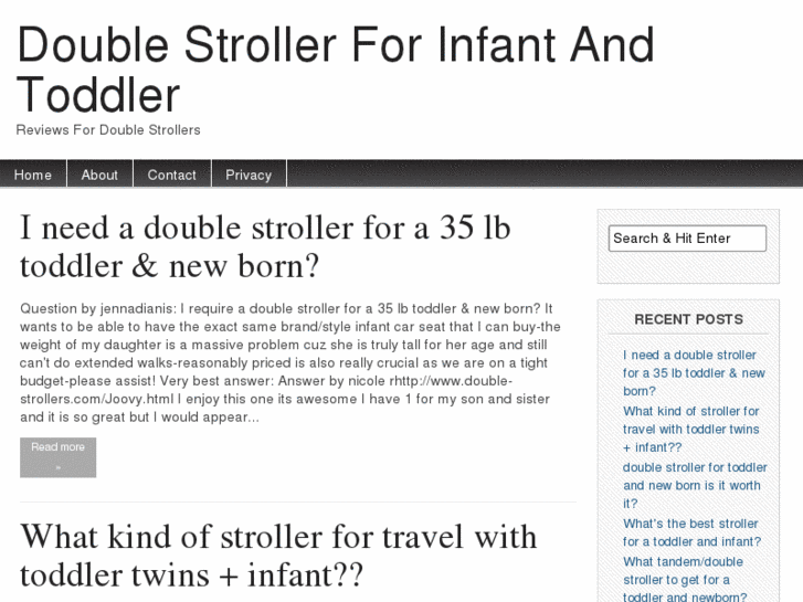 www.doublestrollerforinfantandtoddler.com