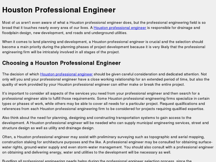 www.houstonprofessionalengineer.com