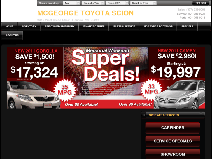 www.mcgeorgetoyota.com