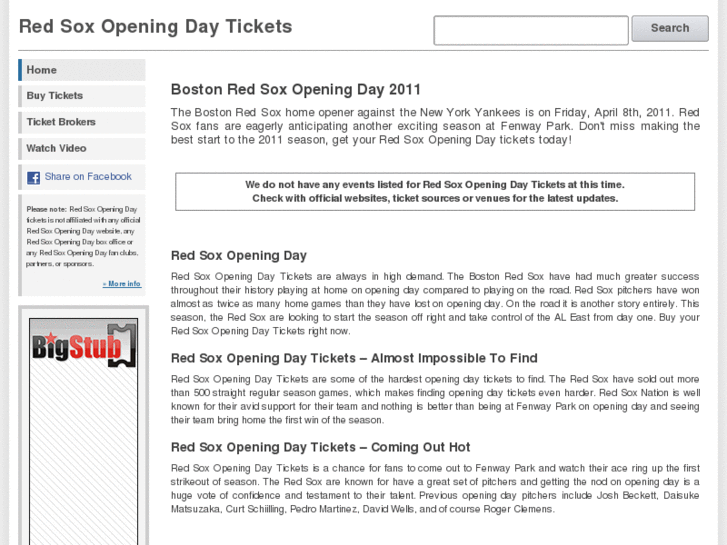 www.redsoxopeningday.com