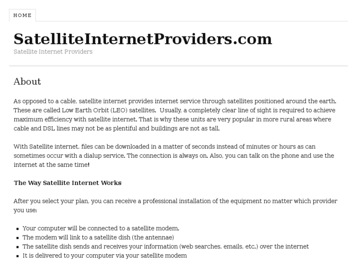 www.satelliteinternetproviders.com