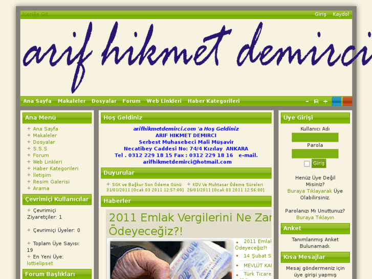 www.arifhikmetdemirci.com