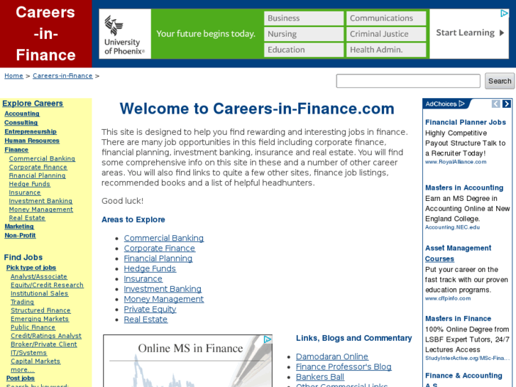 www.careers-in-finance.com