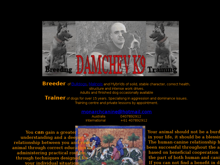 www.damchevk9.com