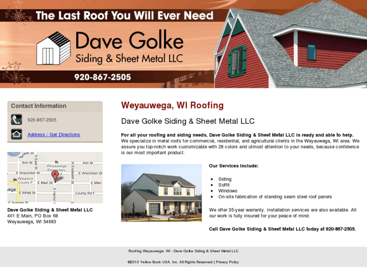 www.davegolkeroofing.com