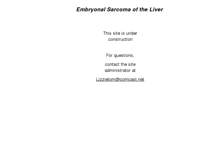 www.embryonalsarcoma.com