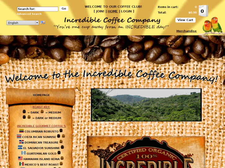 www.incrediblecoffeecompany.com