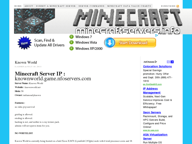 www.minecraftservers.info