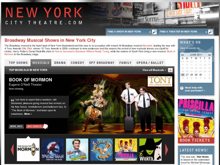 www.musicals-on-broadway.com