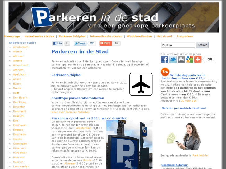 www.parkerenindestad.nl