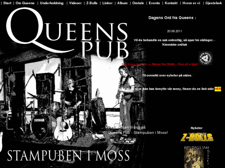 www.queens-pub.no