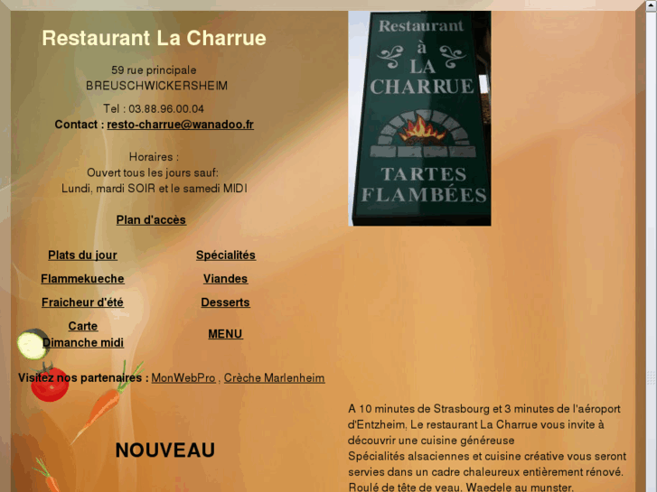 www.restaurantlacharrue.fr