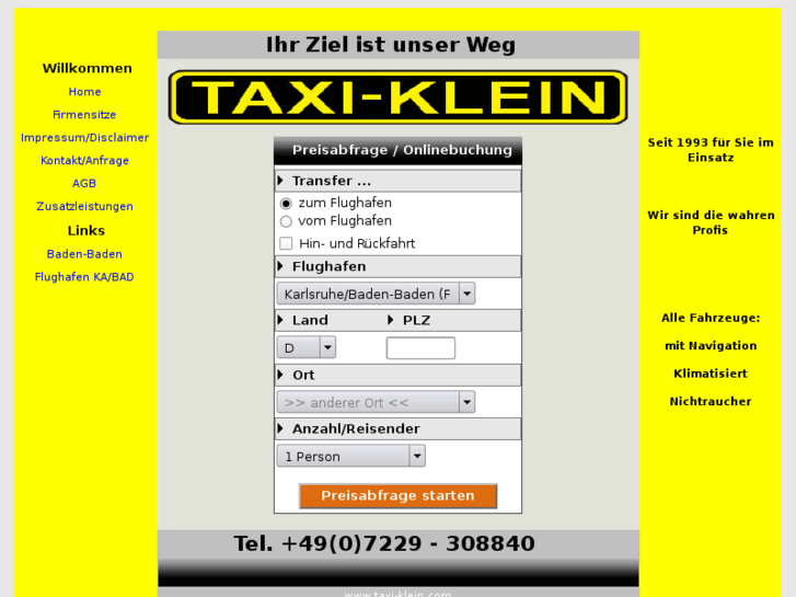 www.taxi-klein.com