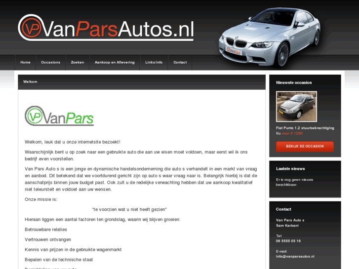 www.vanparsautos.nl