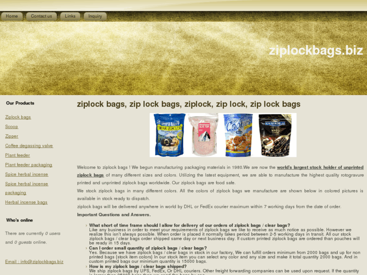 www.ziplockbags.biz