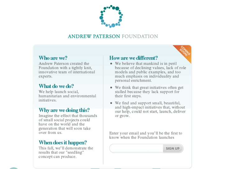 www.andrewpatersonfoundation.org