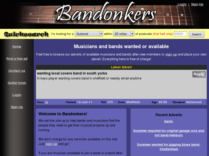 www.bandonkers.co.uk