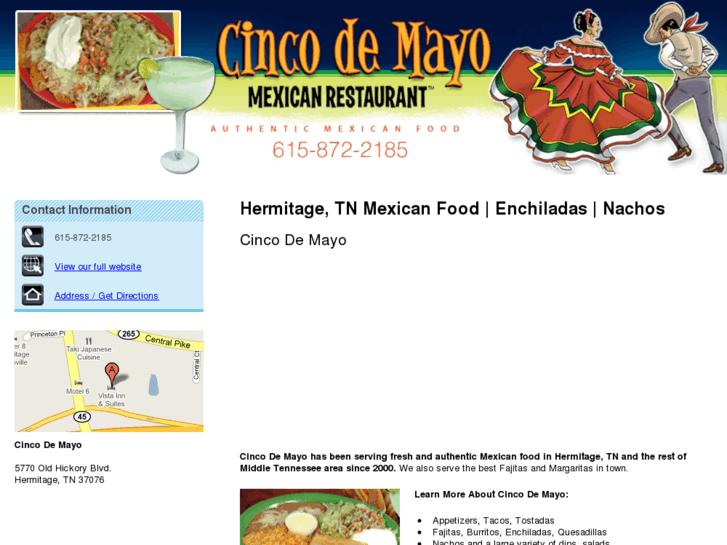 www.cincodemayorestauranttn.com