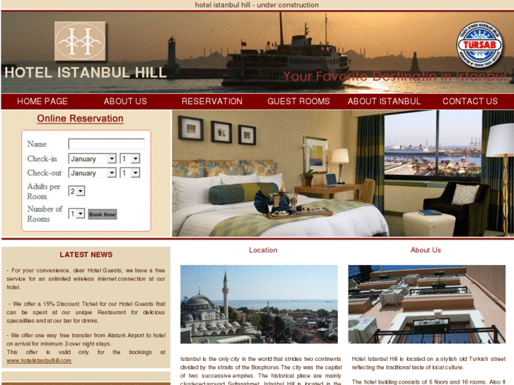 www.hotelistanbulhill.com