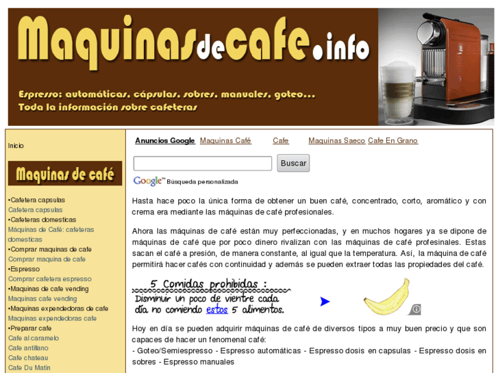 www.maquinasdecafe.info