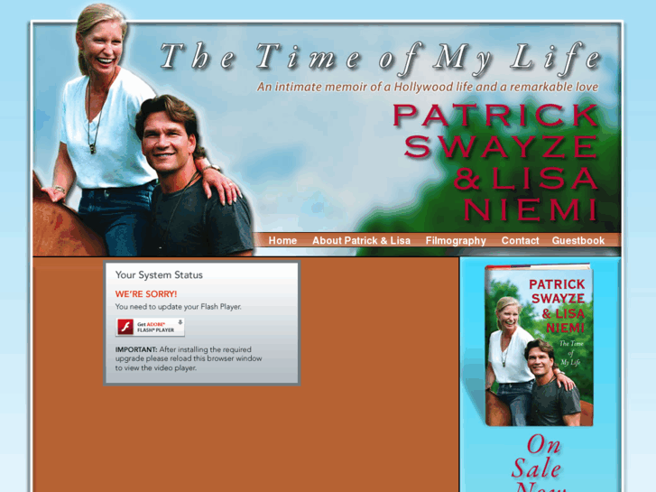 www.patrickswayzetimeofmylife.com