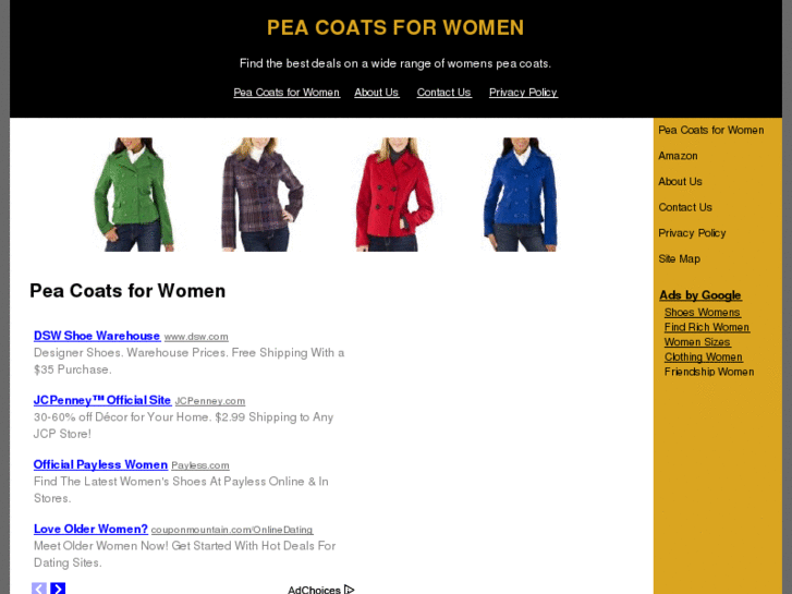 www.peacoatsforwomen.net