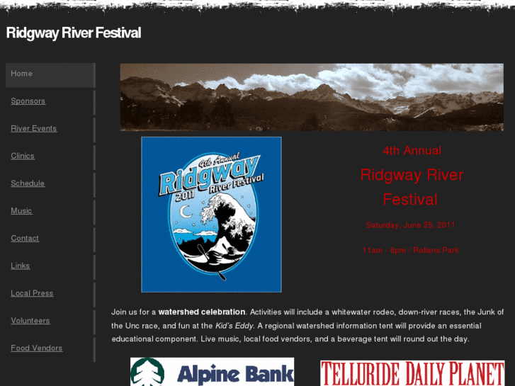 www.ridgwayriverfestival.org