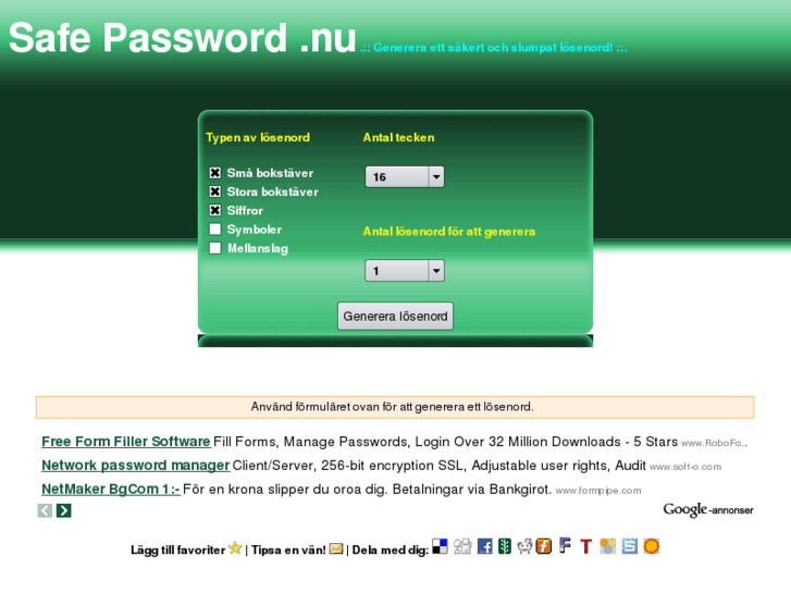 www.safepassword.nu