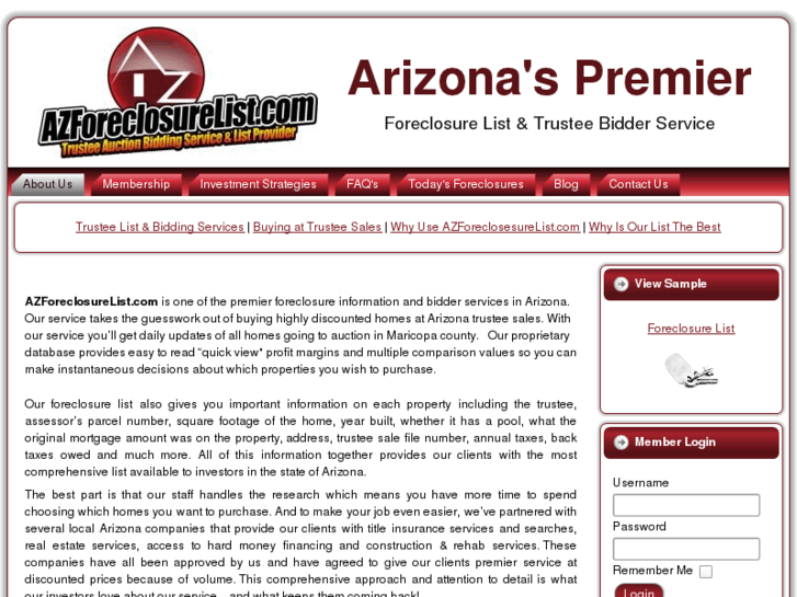 www.azforeclosurelist.com