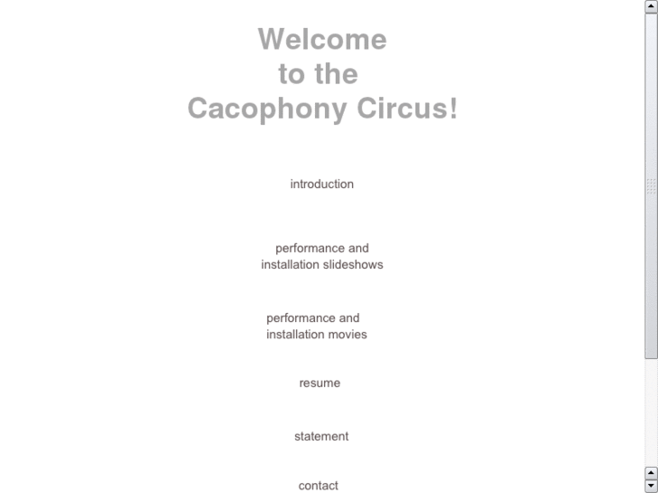 www.cacophonycircus.com