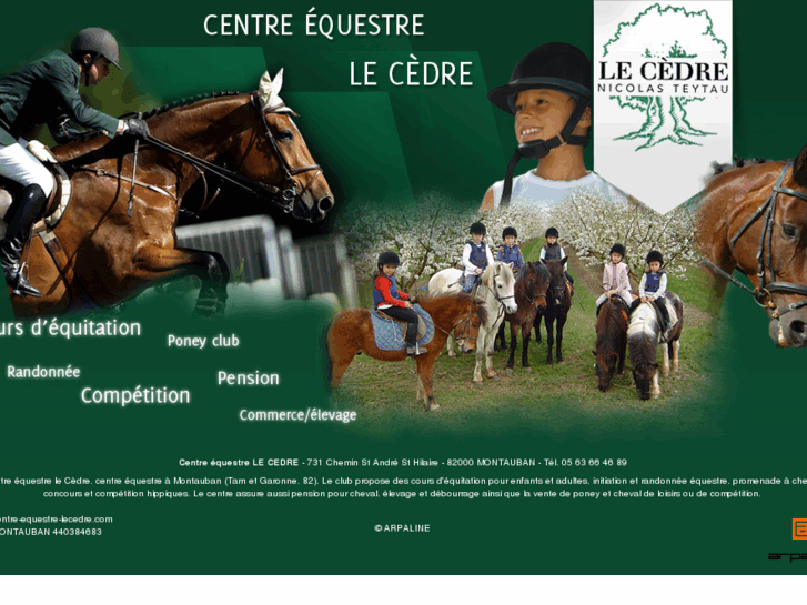 www.centre-equestre-lecedre.com