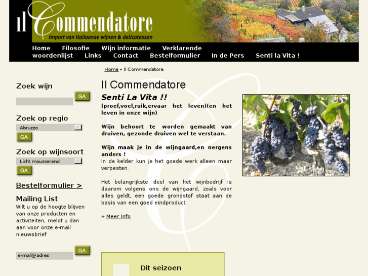 www.commendatore.nl