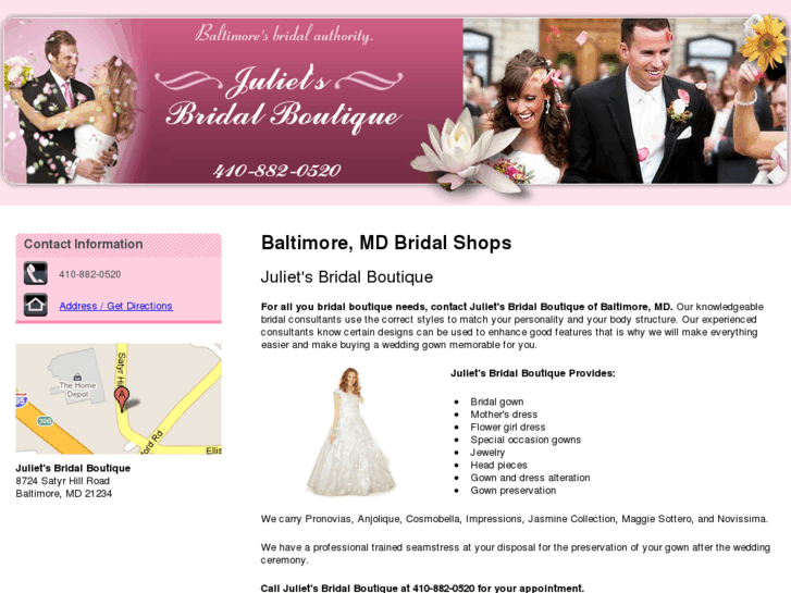 www.julietsbridal.net