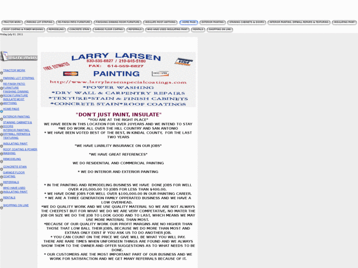 www.larrylarsenspecialcoatings.com