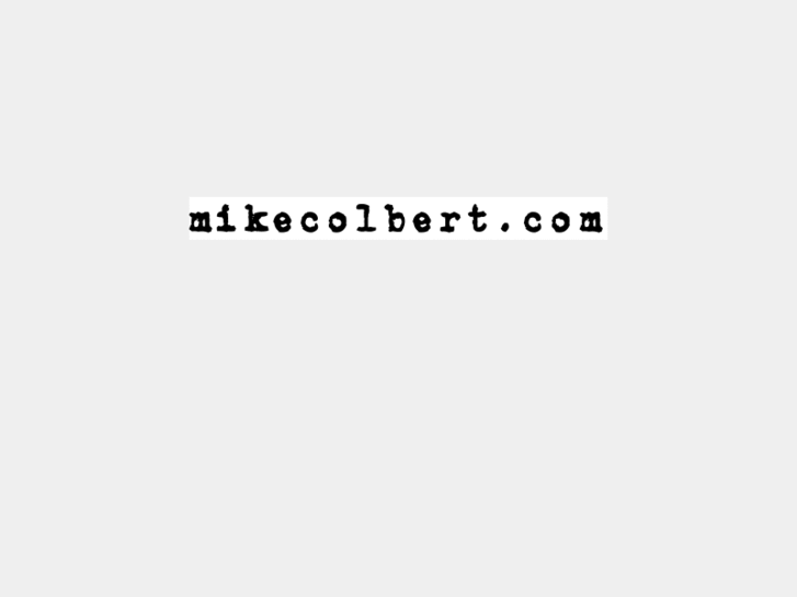 www.mikecolbert.com