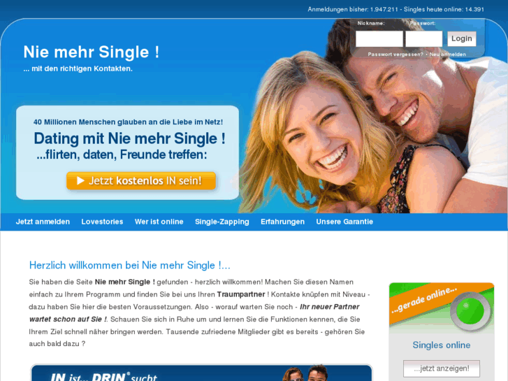 www.niemehrsingle.net