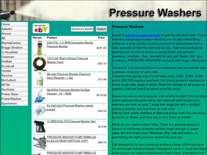 www.pressurewasherstore.info