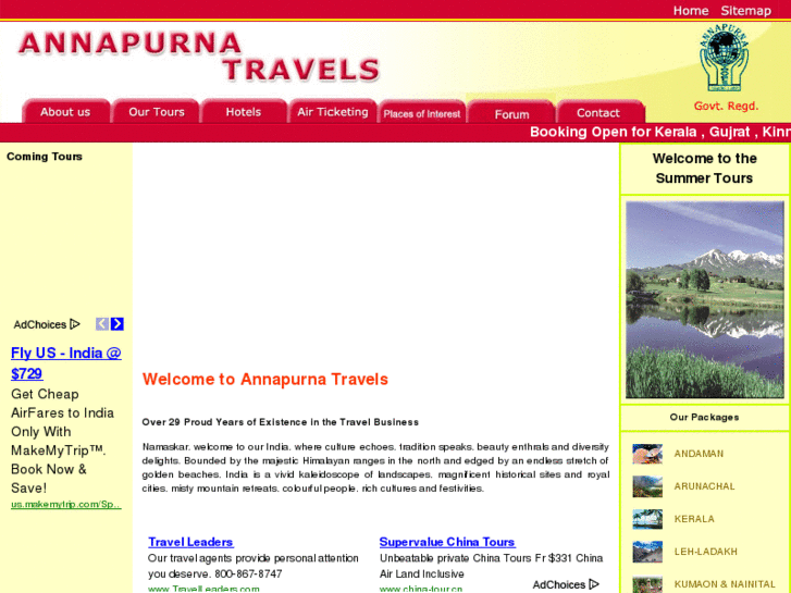 www.annapurnatravels.com