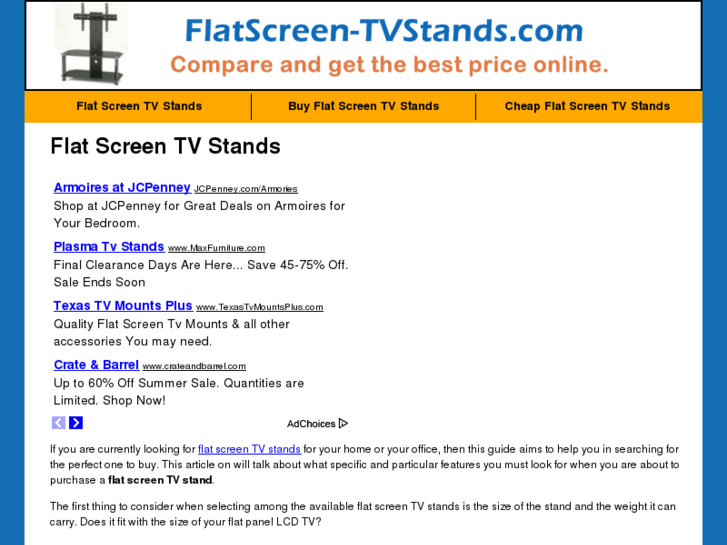 www.flatscreen-tvstands.com