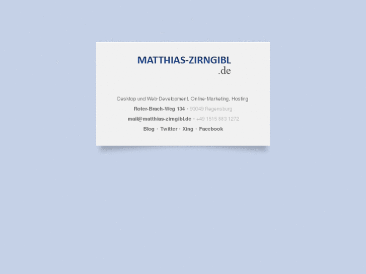 www.matthias-zirngibl.de