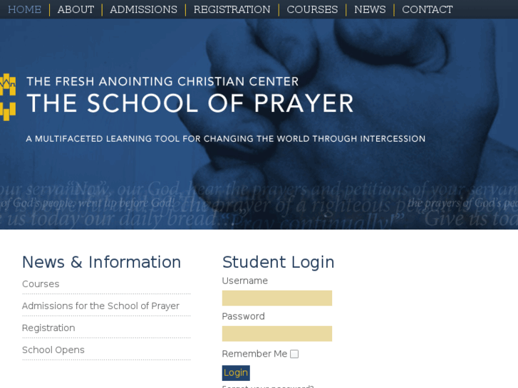 www.theprayerschool.com