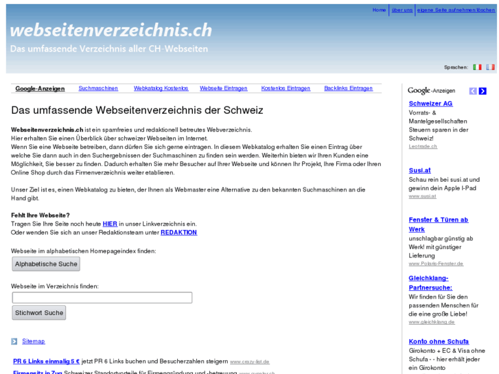 www.webseitenverzeichnis.ch