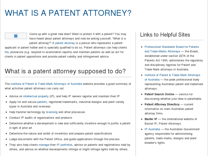 www.whatisapatentattorney.com