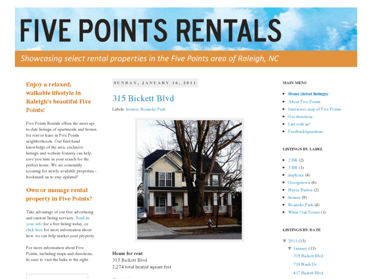 www.fivepointsrentals.com