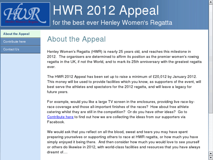 www.hwr2012appeal.com