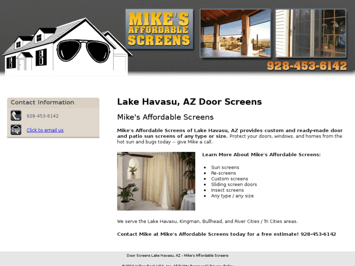 www.mikesaffordablescreens.com