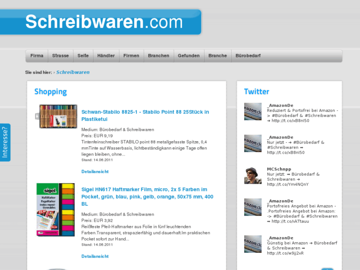 www.schreibwaren.com