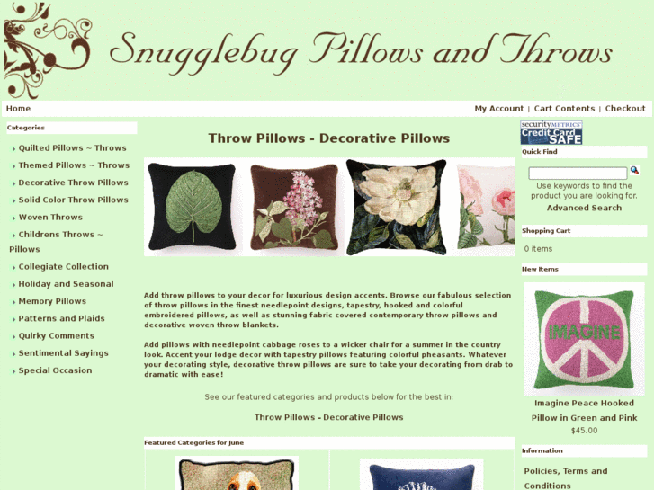 www.snugglebugpillowsandthrows.com