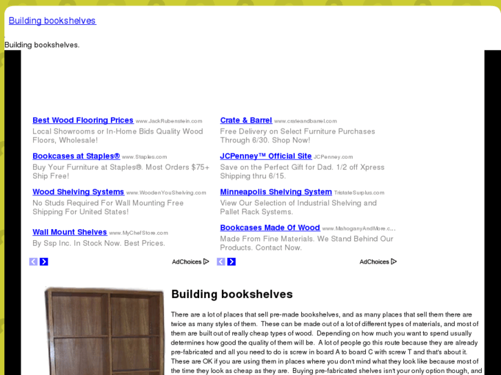 www.buildingbookshelves.com