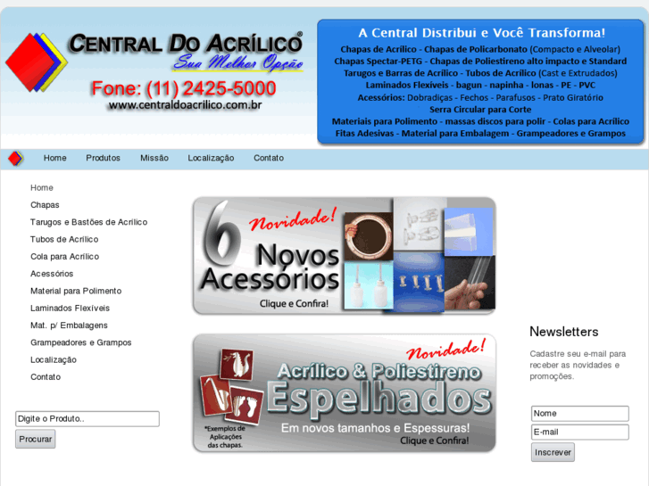 www.centralacrilicos.com